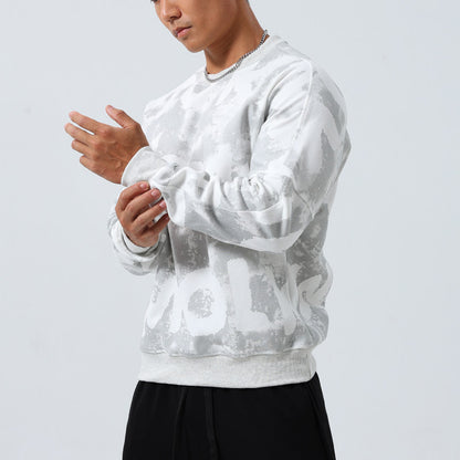 Urban Abstract Heavyweight Crewnceck Sweatshirt
