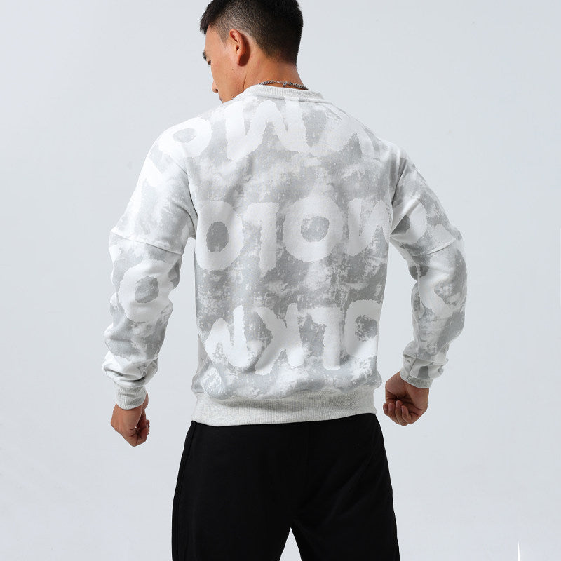 Urban Abstract Heavyweight Crewnceck Sweatshirt