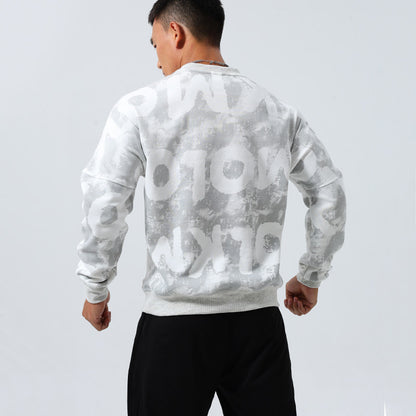 Urban Abstract Heavyweight Crewnceck Sweatshirt