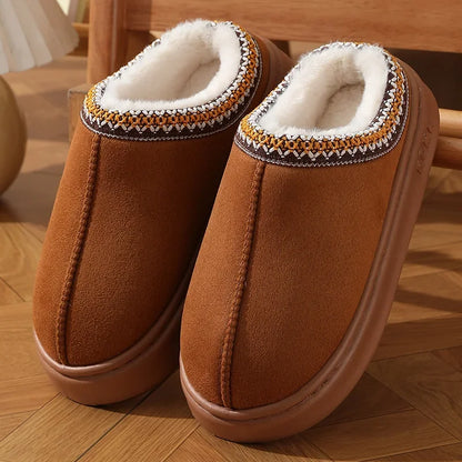 Plush Platform Home Slippers