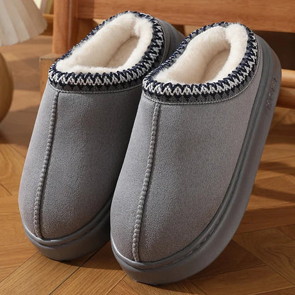 Plush Platform Home Slippers