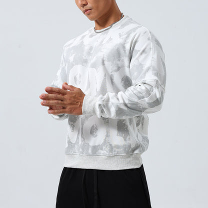 Urban Abstract Heavyweight Crewnceck Sweatshirt