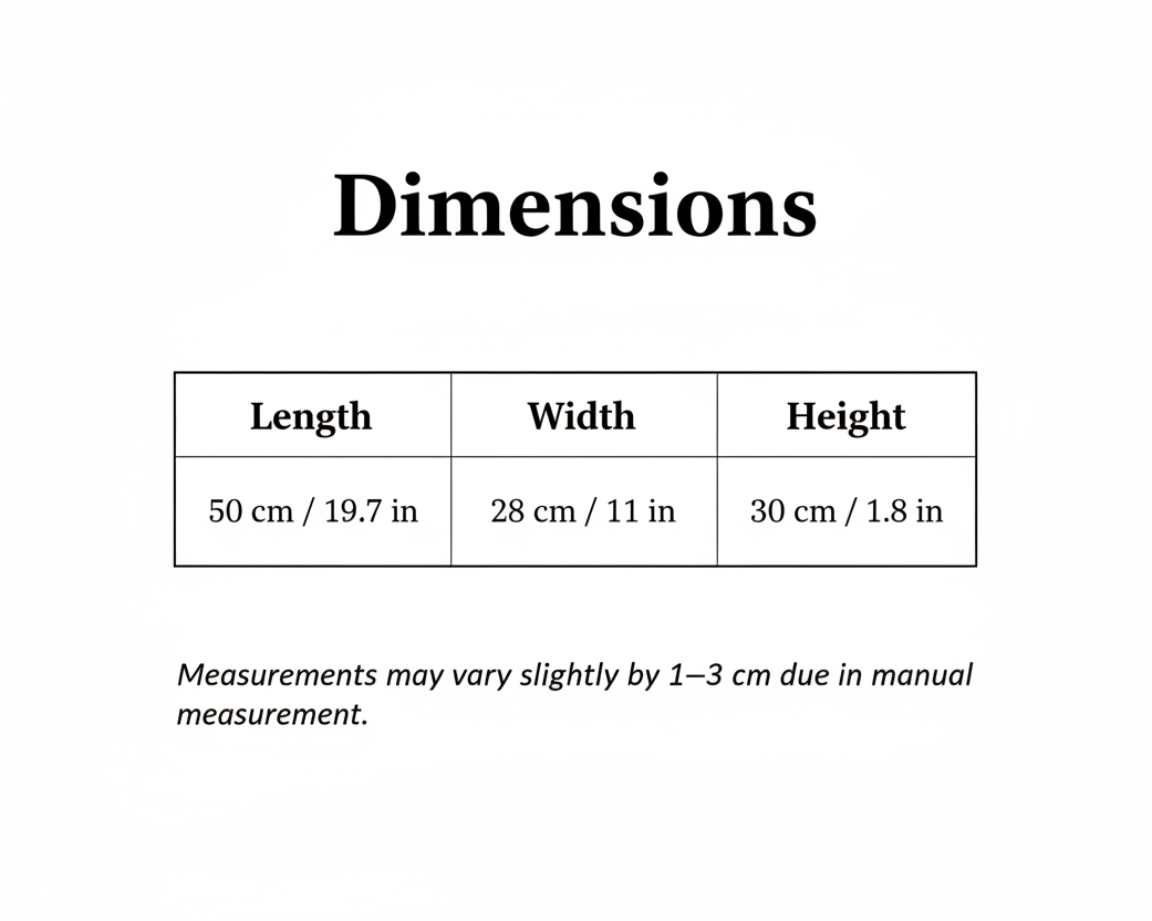 Dimensions