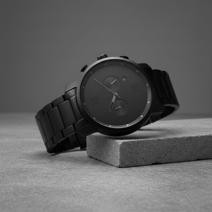 Eclipse Chronograph Watch - Black Concrete