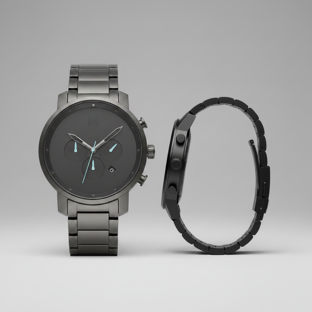 Eclipse Chronograph Watch - Titanium Dual Angle Grey