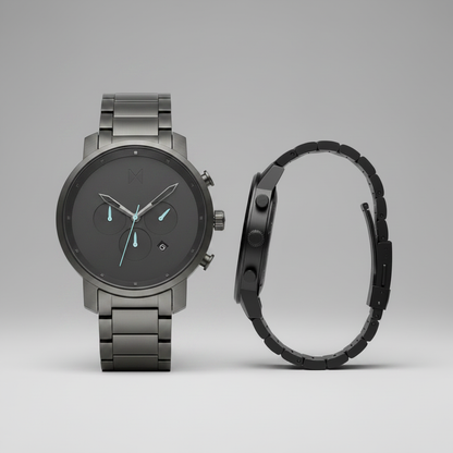 Eclipse Chronograph Watch - Titanium Dual Angle Grey