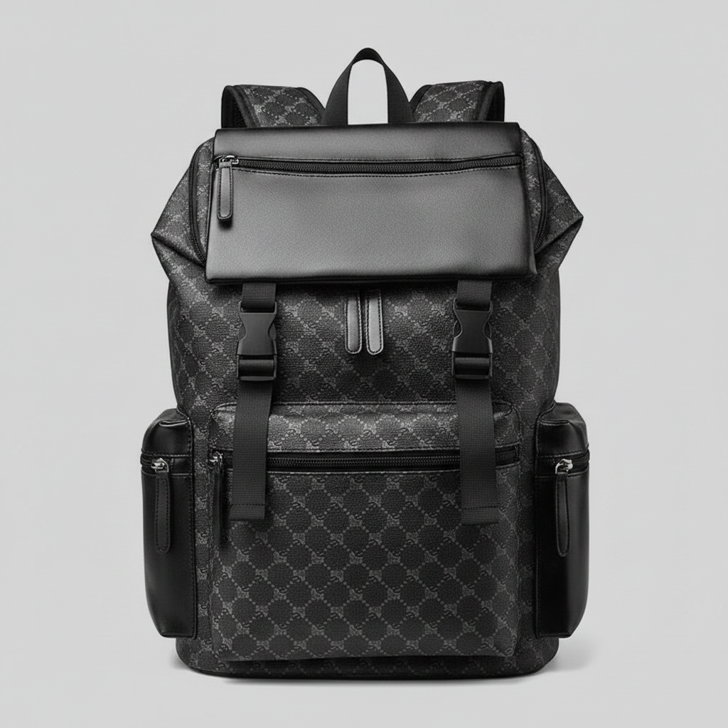 Front Facing Zipper - Grey