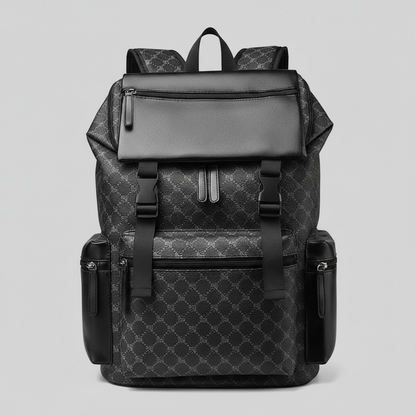 Front Facing Zipper - Grey