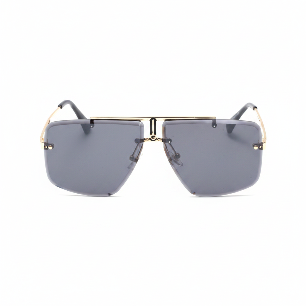 Gold Black Sunglasses