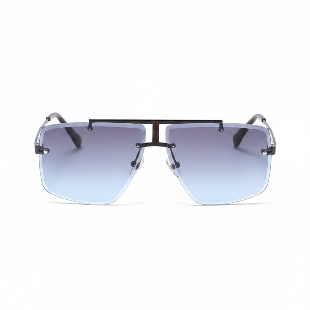 Grey Blue Sunglasses