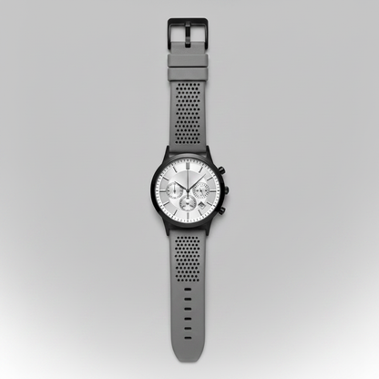 The Relay Watch — Overhead Flat Lay Grey BG